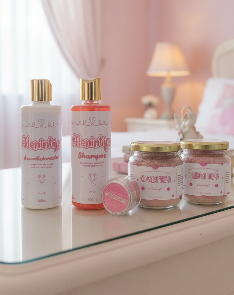 COMBO CAPILAR  300 ml 2 GLNIN tips polvo + envío gratis